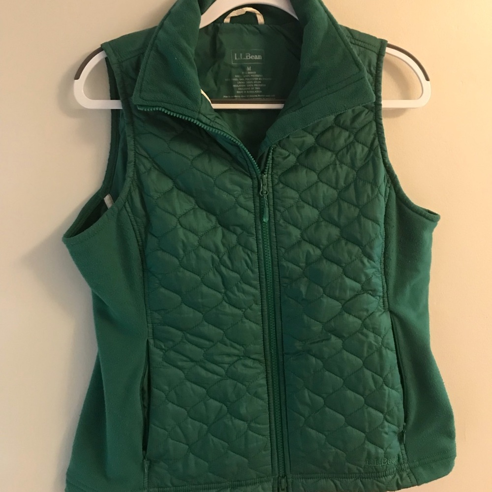 L.L. Bean Forest green lightweight vest